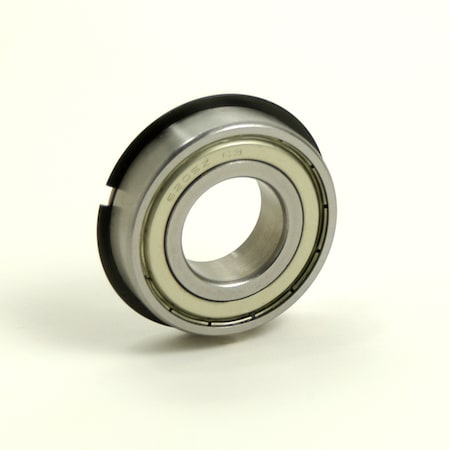 Deep Groove Ball Bearing, 2 Metal Shields, Snap Ring, 35mm Bore Dia., 80mm Outside Dia., 21mm Width